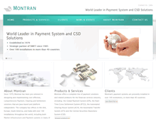 Tablet Screenshot of montran.com